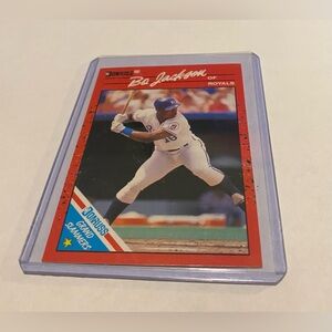 Bo Jackson 1990 Donruss Grand Slammers Baseball Card #12 Vintage collect…